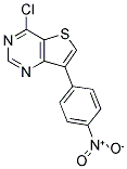 4-CHLORO-7-(4-NITROPHENYL)THIENO[3,2-D]PYRIMIDINE Struktur