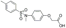 [4-[METHYL-(TOLUENE-4-SULFONYL)-AMINO]-PHENOXY]-ACETIC ACID Struktur