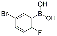 5-BROMO-2-FLUOROPHENYLBORONIC ACID Struktur