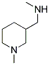 N-METHYL-1-(1-METHYLPIPERIDIN-3-YL)METHANAMINE Struktur