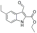 5-ETHYL-3-FORMYL-1H-INDOLE-2-CARBOXYLIC ACID ETHYL ESTER Struktur