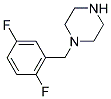 1-(2,5-DIFLUOROBENZYL)PIPERAZINE Struktur