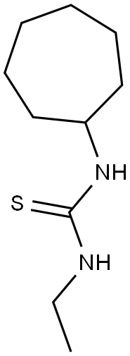 N-CYCLOHEPTYL-N'-ETHYLTHIOUREA Struktur