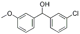 3-CHLORO-3'-METHOXYBENZHYDROL Struktur