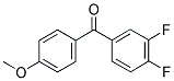 3,4-DIFLUORO-4'-METHOXYBENZOPHENONE Struktur