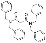 N,N,N',N'-TETRABENZYL-MALONAMIDE Struktur