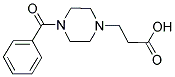 3-(4-BENZOYLPIPERAZIN-1-YL)PROPANOIC ACID Struktur