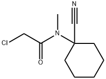 2-CHLORO-N-(1-CYANOCYCLOHEXYL)-N-METHYLACETAMIDE Struktur