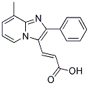 3-(8-METHYL-2-PHENYL-IMIDAZO[1,2-A]PYRIDIN-3-YL)-ACRYLIC ACID Struktur