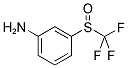 3-(TRIFLUOROMETHYLSULFINYL)ANILINE 結構式