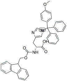 FMOC-D-HIS(MMT)-OH Struktur