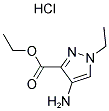 4-AMINO-1-ETHYL-1H-PYRAZOLE-3-CARBOXYLIC ACID ETHYL ESTER HCL Struktur