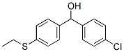 4-CHLORO-4'-(ETHYLTHIO)BENZHYDROL Struktur