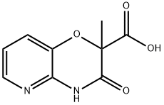 2-METHYL-3-OXO-3,4-DIHYDRO-2H-PYRIDO[3,2-B][1,4]OXAZINE-2-CARBOXYLIC ACID Struktur