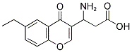 3-AMINO-3-(6-ETHYL-4-OXO-4H-CHROMEN-3-YL)-PROPIONIC ACID Struktur