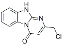 2-CHLOROMETHYL-10H-BENZO[4,5]IMIDAZO[1,2-A]PYRIMIDIN-4-ONE Struktur