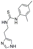 N-(2,4-DIMETHYLPHENYL)-N'-[2-(1H-IMIDAZOL-4-YL)ETHYL]THIOUREA Struktur