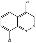 8-CHLOROCINNOLINE-4-THIOL Struktur