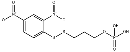 2,4-DINITROPHENYL 3-PHOSPHOPROPYL DISULFIDE Struktur