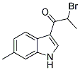 2-BROMO-1-(6-METHYL-1H-INDOL-3-YL)-PROPAN-1-ONE Struktur