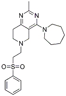 4-AZEPAN-1-YL-2-METHYL-6-[2-(PHENYLSULFONYL)ETHYL]-5,6,7,8-TETRAHYDROPYRIDO[4,3-D]PYRIMIDINE Struktur