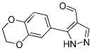 5-(2,3-DIHYDRO-1,4-BENZODIOXIN-6-YL)-1H-PYRAZOLE-4-CARBALDEHYDE Struktur