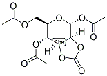 2,3-O-CARBONYL-1,4,6-TRI-O-ACETYL-A-D-MANNOPYRANOSE Struktur