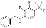 N-BENZYL-2,3-DIFLUORO-4-(TRIFLUOROMETHYL)ANILINE Struktur