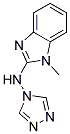 1-METHYL-N-4H-1,2,4-TRIAZOL-4-YL-1H-BENZIMIDAZOL-2-AMINE Struktur