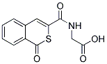 ([(1-OXO-1H-ISOTHIOCHROMEN-3-YL)CARBONYL]AMINO)ACETIC ACID Struktur