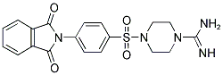 4-[4-(1,3-DIOXO-1,3-DIHYDRO-ISOINDOL-2-YL)-BENZENESULFONYL]-PIPERAZINE-1-CARBOXAMIDINE Struktur