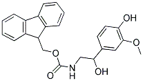 FMOC-ALPHA-AMINOMETHYL-4-HYDROXY-3-METHOXYBENZYL ALCOHOL Struktur