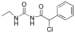 2-CHLORO-N-[(ETHYLAMINO)CARBONYL]-2-PHENYLACETAMIDE Struktur