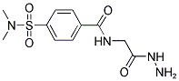 4-[(DIMETHYLAMINO)SULFONYL]-N-(2-HYDRAZINO-2-OXOETHYL)BENZAMIDE Struktur