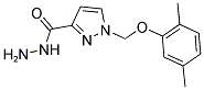 1-(2,5-DIMETHYL-PHENOXYMETHYL)-1 H-PYRAZOLE-3-CARBOXYLIC ACID HYDRAZIDE Struktur