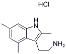 2-(2,4,6-TRIMETHYL-1H-INDOL-3-YL)ETHANAMINE HYDROCHLORIDE Struktur