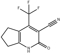 2-OXO-4-TRIFLUOROMETHYL-2,5,6,7-TETRAHYDRO-1H-[1]PYRIDINDINE-3-CARBONITRILE Struktur