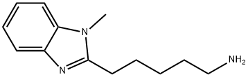 5-(1-METHYL-1H-BENZOIMIDAZOL-2-YL)-PENTYLAMINE Struktur