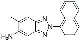 6-METHYL-2-NAPHTHALEN-1-YL-2H-BENZOTRIAZOL-5-YLAMINE Struktur