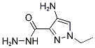 4-AMINO-1-ETHYL-1H-PYRAZOLE-3-CARBOXYLIC ACID HYDRAZIDE Struktur