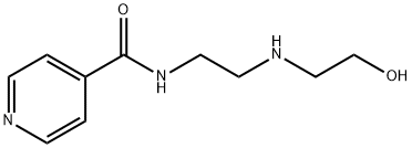 N-[2-(2-HYDROXY-ETHYLAMINO)-ETHYL]-ISONICOTINAMIDE Struktur