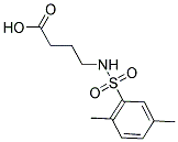 4-[[(2,5-DIMETHYLPHENYL)SULFONYL]AMINO]BUTANOIC ACID Struktur