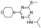 N-ISOPROPYL-4-(METHYLTHIO)-6-MORPHOLIN-4-YL-1,3,5-TRIAZIN-2-AMINE Struktur