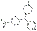 1-(4-PYRIDINYL[4-(TRIFLUOROMETHYL)PHENYL]METHYL)PIPERAZINE Struktur