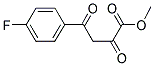 4-(4-FLUORO-PHENYL)-2,4-DIOXO-BUTYRIC ACID METHYL ESTER Struktur