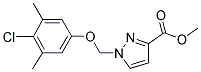 1-(4-CHLORO-3,5-DIMETHYL-PHENOXYMETHYL)-1 H-PYRAZOLE-3-CARBOXYLIC ACID METHYL ESTER Struktur