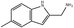 [(5-METHYL-1H-INDOL-2-YL)METHYL]AMINE Struktur