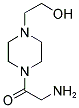 2-[4-(AMINOACETYL)PIPERAZIN-1-YL]ETHANOL Struktur