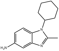 1-CYCLOHEXYL-2-METHYL-1H-BENZOIMIDAZOL-5-YLAMINE Struktur