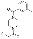 1-(CHLOROACETYL)-4-(3-METHYLBENZOYL)PIPERAZINE Struktur